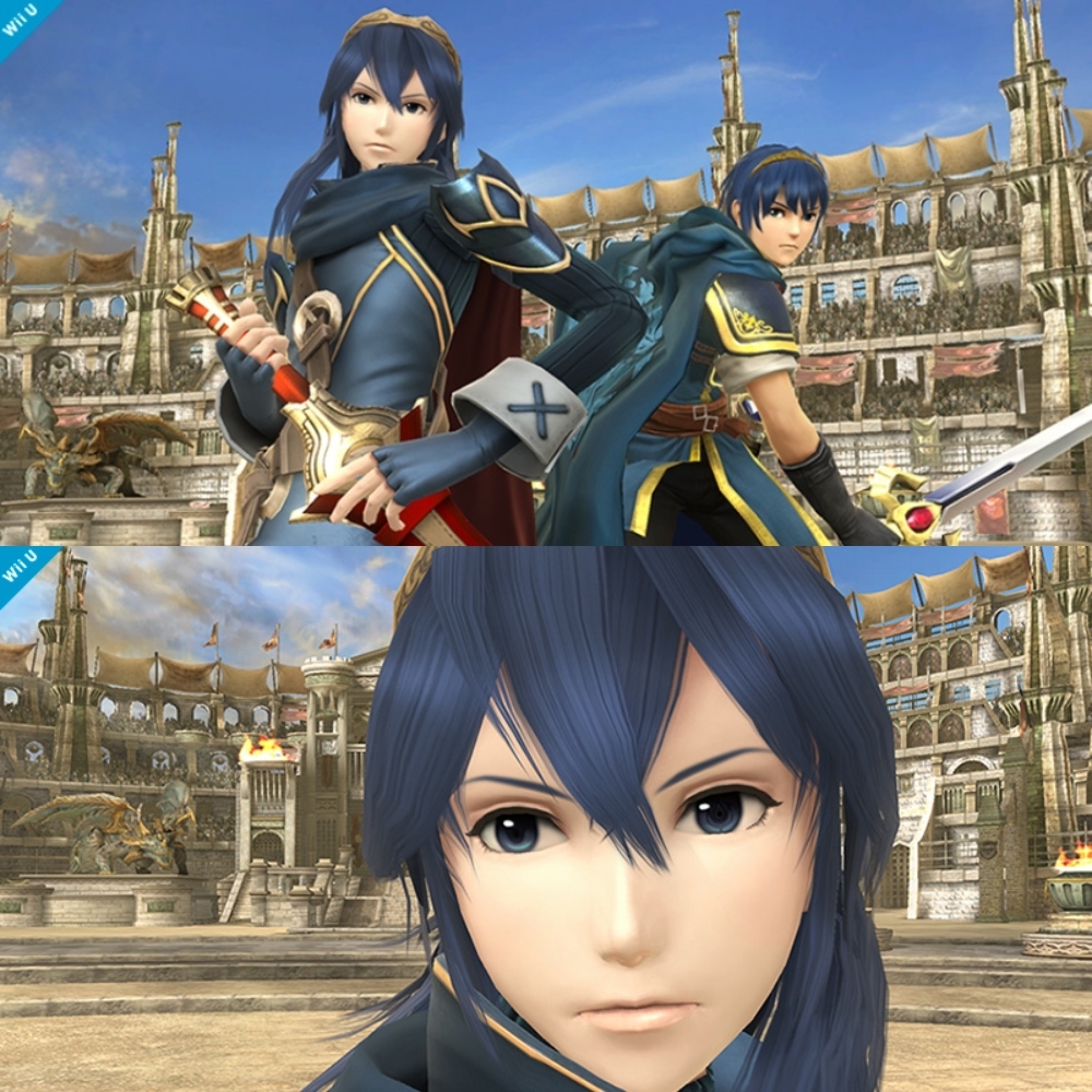 De manera similar, debes saber para ahora que Lucina es parte de la lista, que la diferencia entre ella y Marth es que su poder está distribuido en su espada (el de Marth está en la punta de su espada) y que tiene la marca de Naga en su ojo izquierdo.