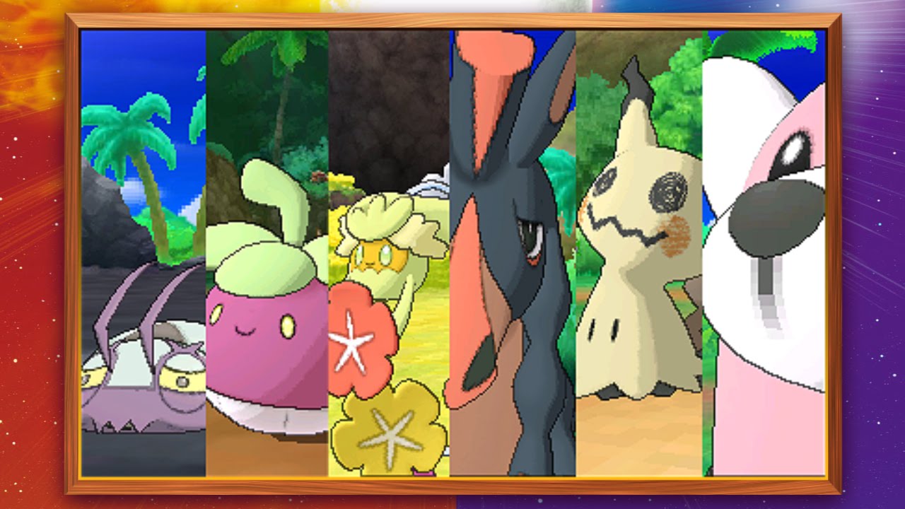 Revelan nuevos pokémon para Pokémon Sun & Moon