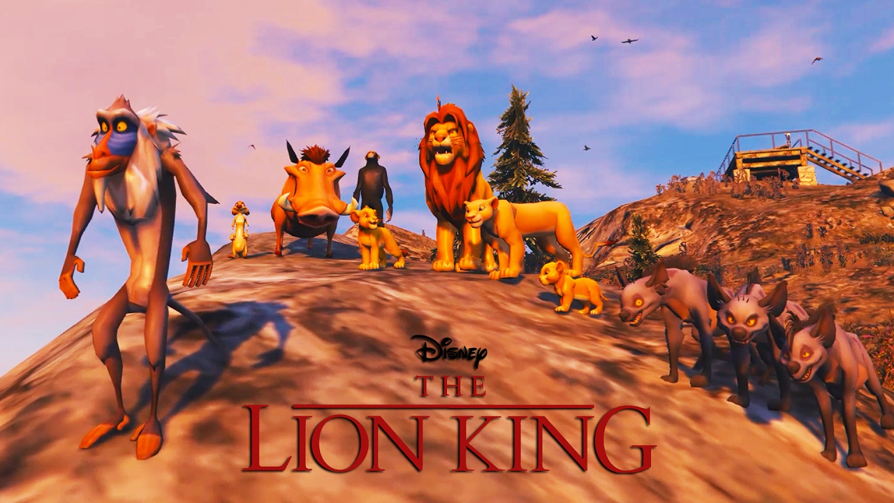 Lion King invade Grand Theft Auto V