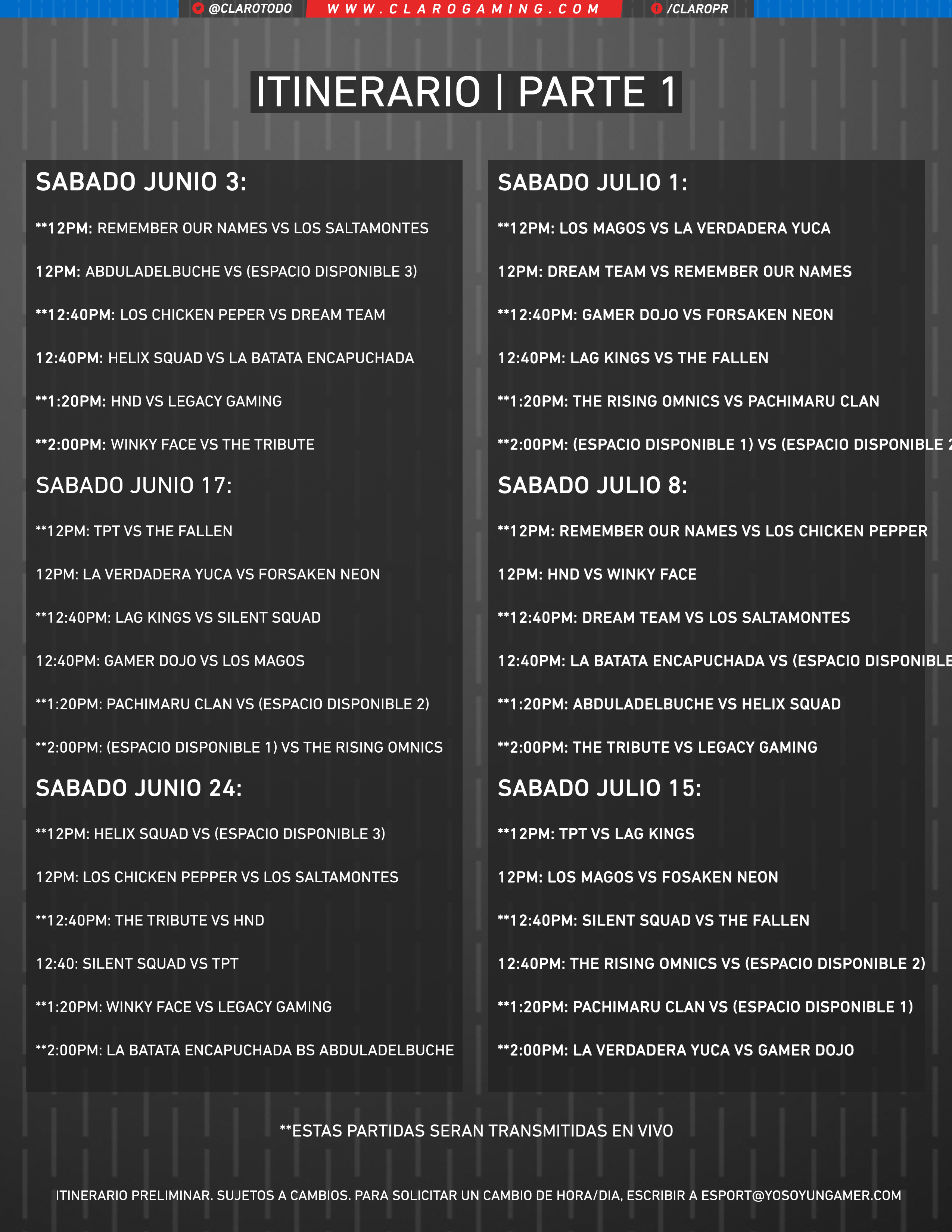 itinerario_Parte1_ClaroGaming