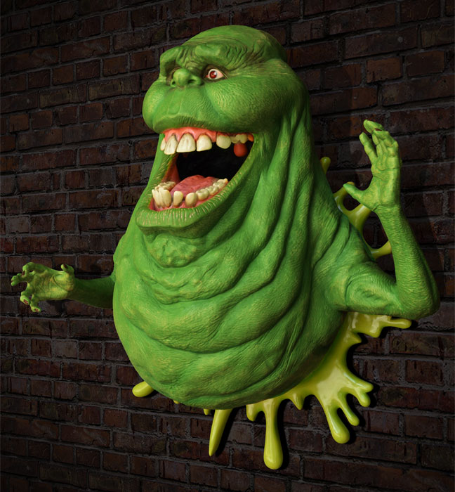 Hollywood Collectible Ghostbusters Slimer Wall Sculpture 001